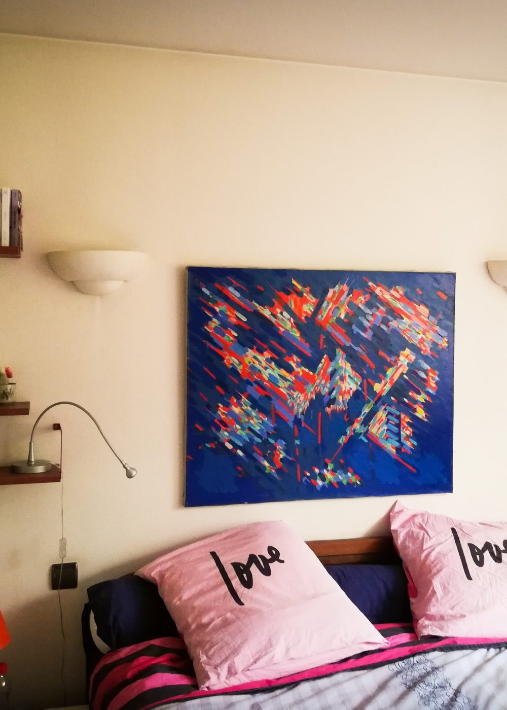 Étagères chêne teint